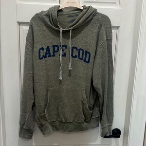 Cape Cod Olive Green Hooded Sweatshirt